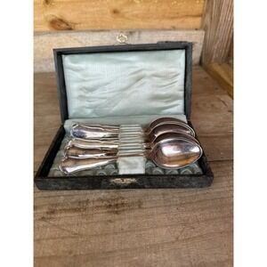 Set If 6 Vintage‎ silver plate coffee spoon Sternegg Schaffhausen 100/21  6pcs